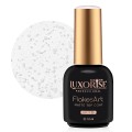 Top Coat Luxorise, FlakesArt Matte Snowy Elegance, 10 ml