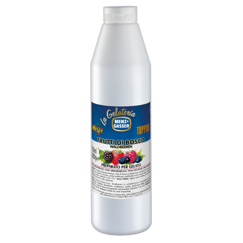 Topping de Fructe Padure pentru Deserturi, Menz and Gasser, 1000 g