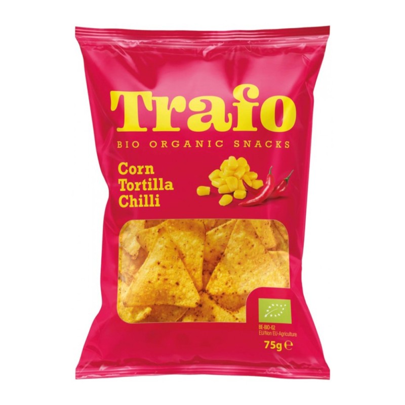 Tortilla Bio cu Chilli, Trafo, 75 g