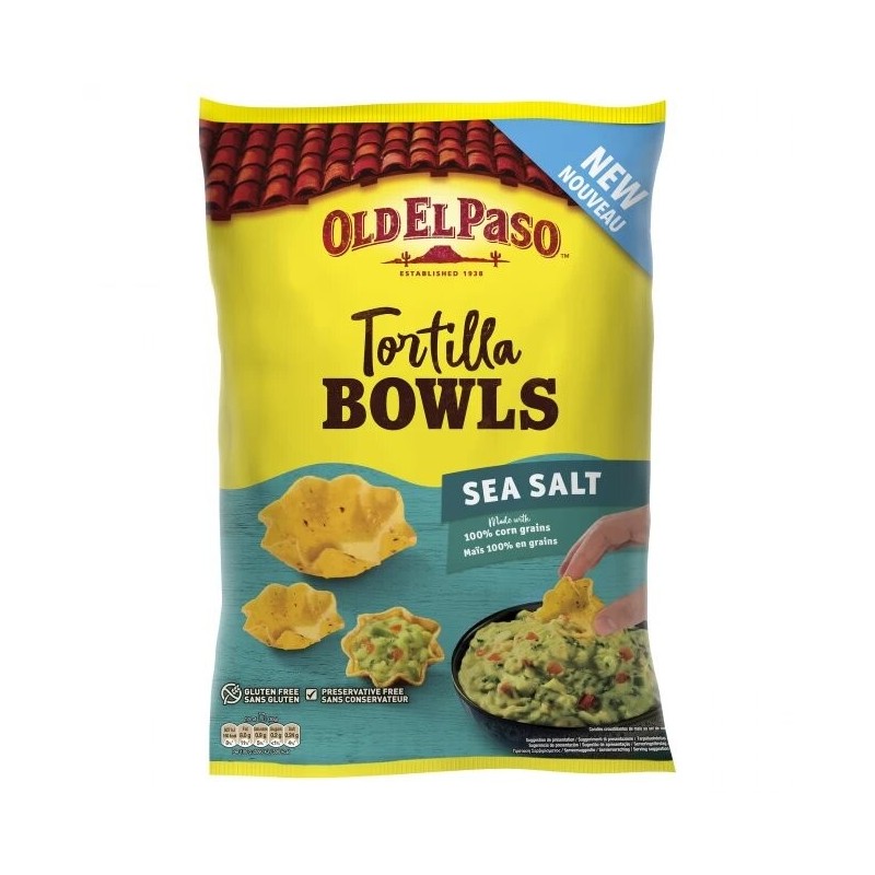 Tortilla Chips Cupe, Chipsuri fara Gluten, Old El Paso, 150 g