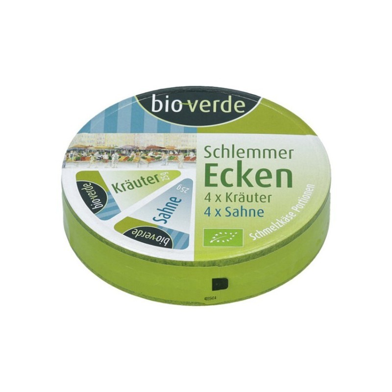 Triunghiuri de Branza Topita BIO, 8 x 25 g, 200 g, Bioverde