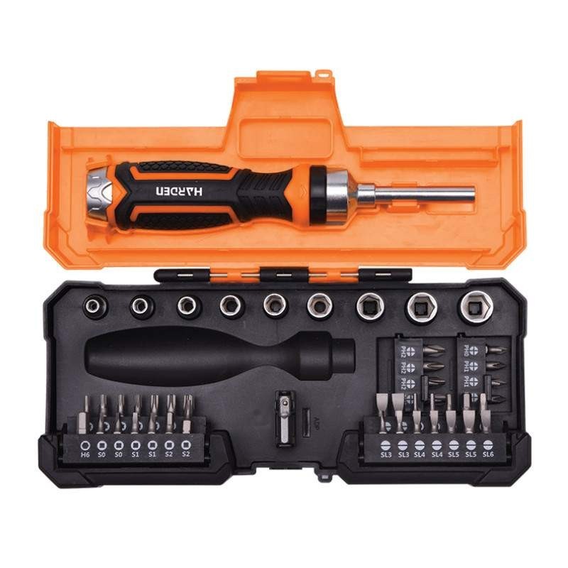 Trusa H32 cu Surubelnita pentru Bits - 47 Piese, Profesional, Harden