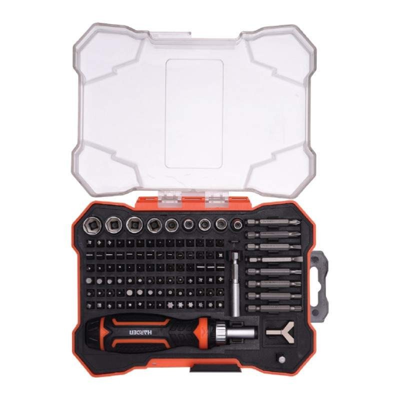 Trusa H33 cu Surubelnita pentru Bits - 105 Piese, Profesional, Harden