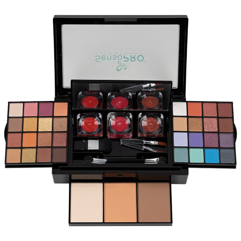 Trusa Machiaj Multifunctionala Diamond Diva 38 Culori, SensoPRO Milano