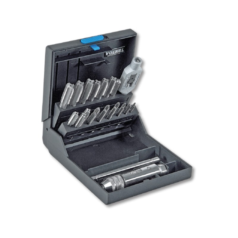 Trusa pentru Filetare cu Tarozi de Mana, HSS, Set 16 Piese