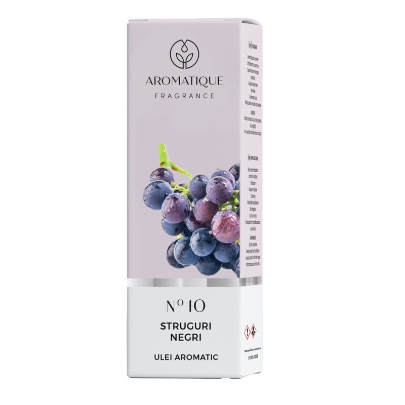 Ulei Aromat, Aromatique Struguri Negri, 10 ml, Ambalat la Cutie