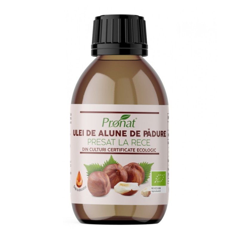 Ulei Bio de Alune Presat la Rece Pronat, 100 ml