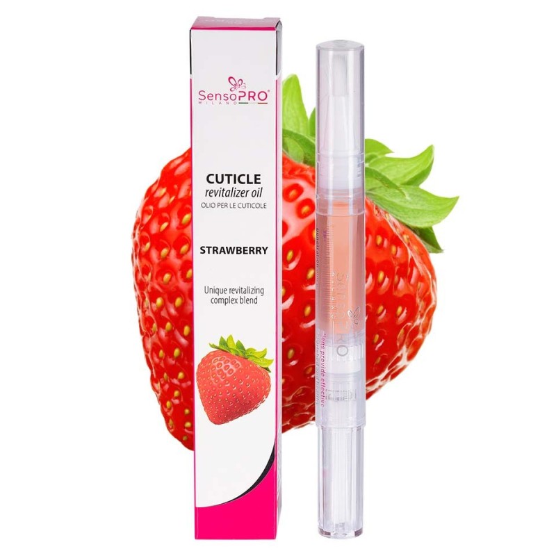 Ulei Cuticule Stilou Cu Capsuni SensoPRO Milano, Tratament Unghii