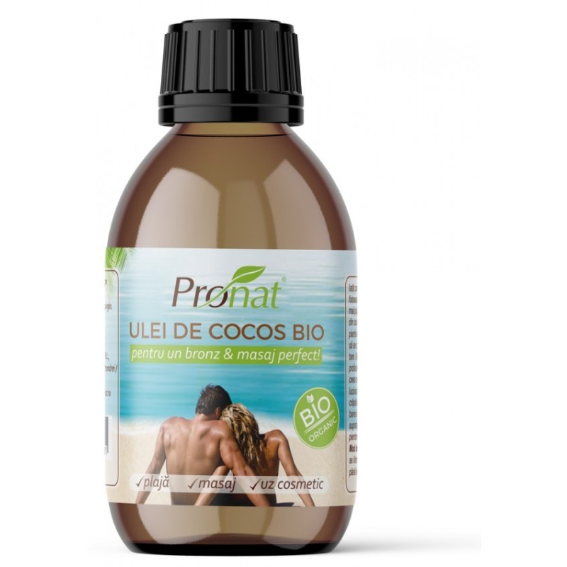 Ulei de Cocos BIO, Extravirgin pentru Uz Cosmetic, 100 ml, Pronat