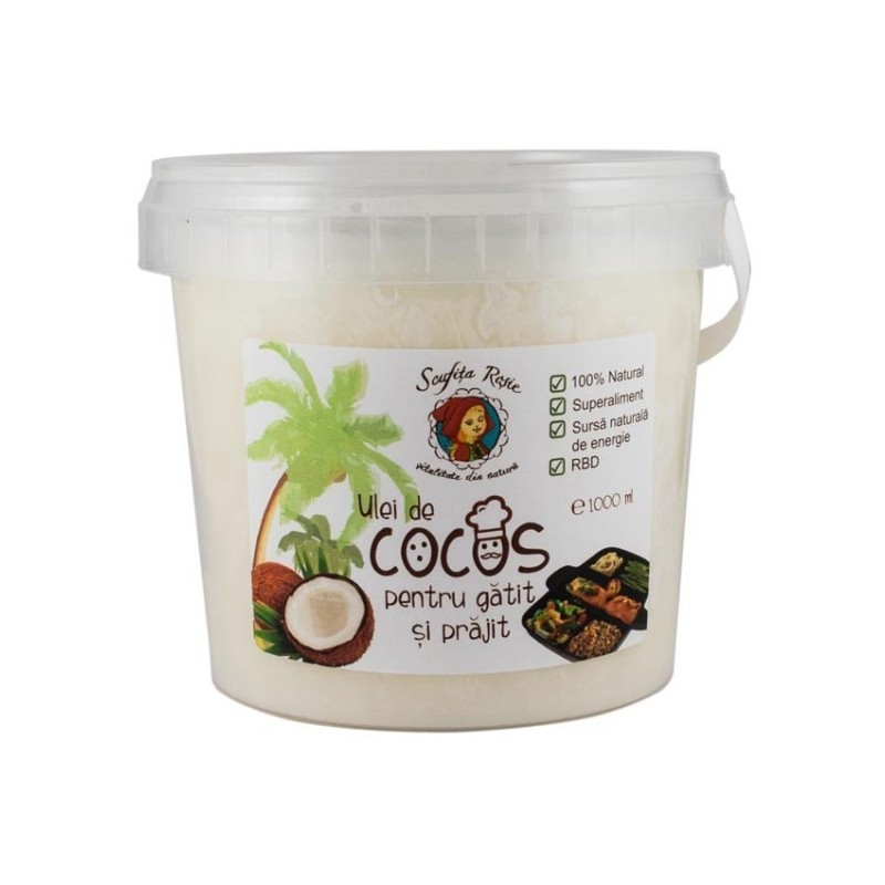 Ulei de Cocos pentru Gatit, RBD 1 l, Pronat