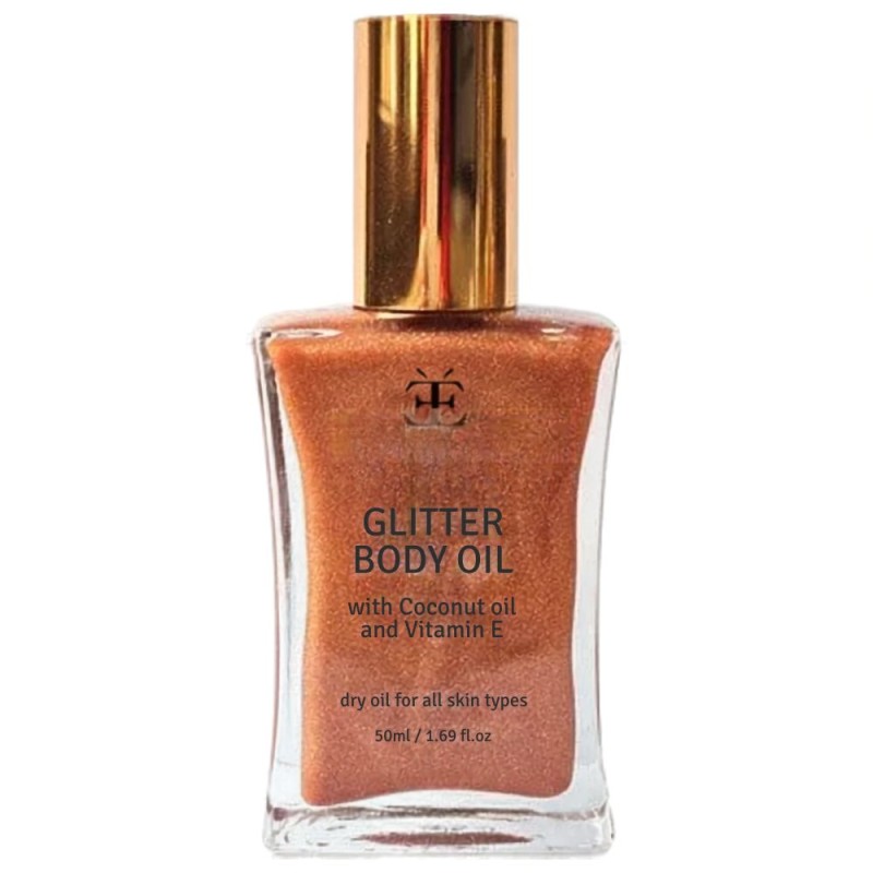 Ulei de Corp cu Sclipici Etoneese Tan, 50 ml