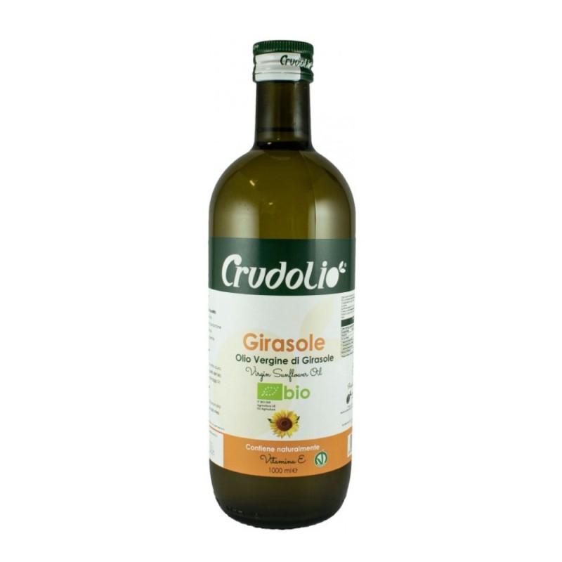 Ulei de Floarea Soarelui Bio, Crudolio, 1000 ml