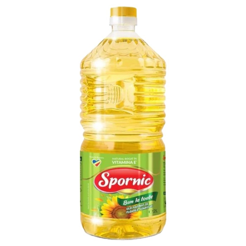 Ulei de Floarea Soarelui Bogat in Vitamina E Spornic, 2 l