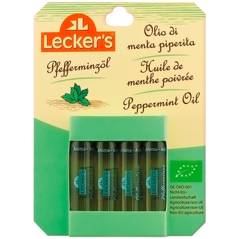 Ulei de Menta Bio, 4x2 ml Lecker’s