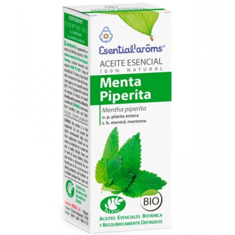 Ulei Esential de Menta Piperita Bio, Esential'aroms, 10 ml