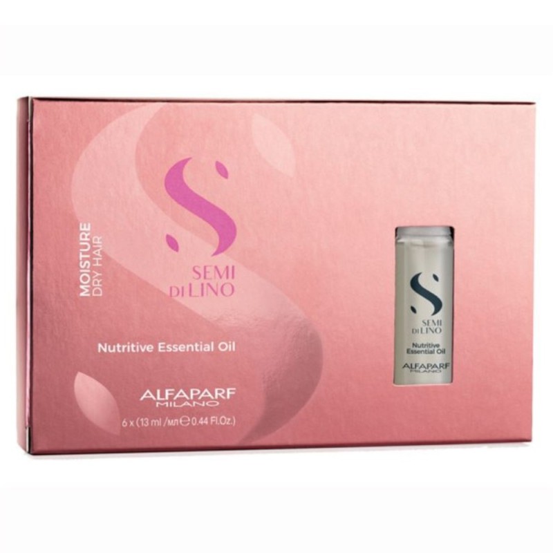 Ulei Esential pentru Hidratare Alfaparf Semi di Lino Moisture Nutritive Essential Oil, 6 x 13 ml