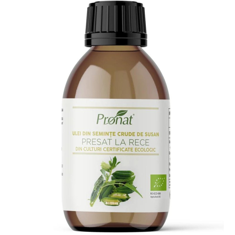 Ulei Presat la Rece din Semnite Crude de Susan, Bio, 100 ml