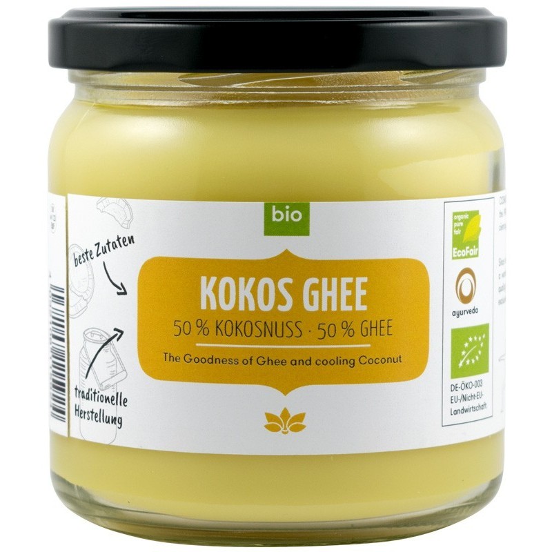 Unt Bio Ghee cu Ulei de Cocos, 300 g Cosmoveda