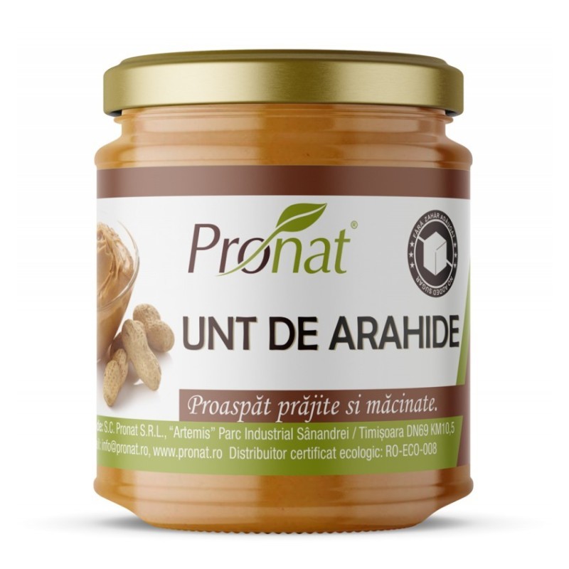 Unt de Arahide, 190 g, Pronat