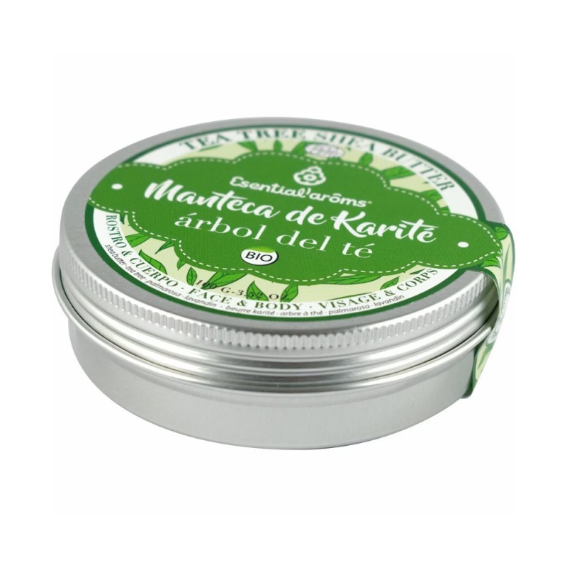 Unt de Shea Bio cu Arbore de Ceai, 100 g, Esential'arôms
