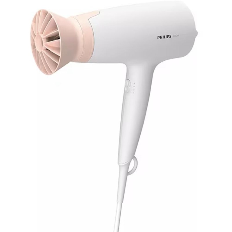 Uscator de Par, 1600W, Accesoriu Thermo Protect, 3 Setari de Viteza/Temperatura, Roz, Philips BHD300/00