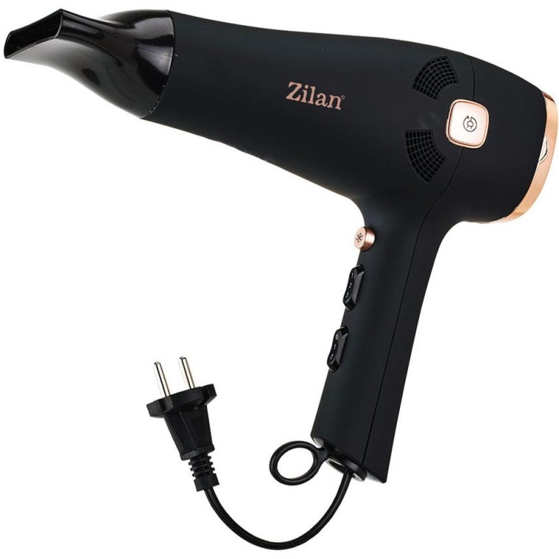 Uscator de Par Themis, 2 Trepte de Viteza, Putere 2000W, Negru