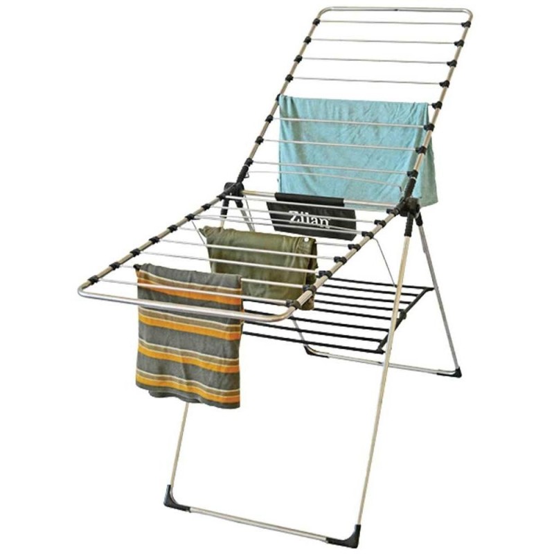 Uscator de Rufe din Metal, Argintiu, Suprafata Utilizabila 18 m, Zilan