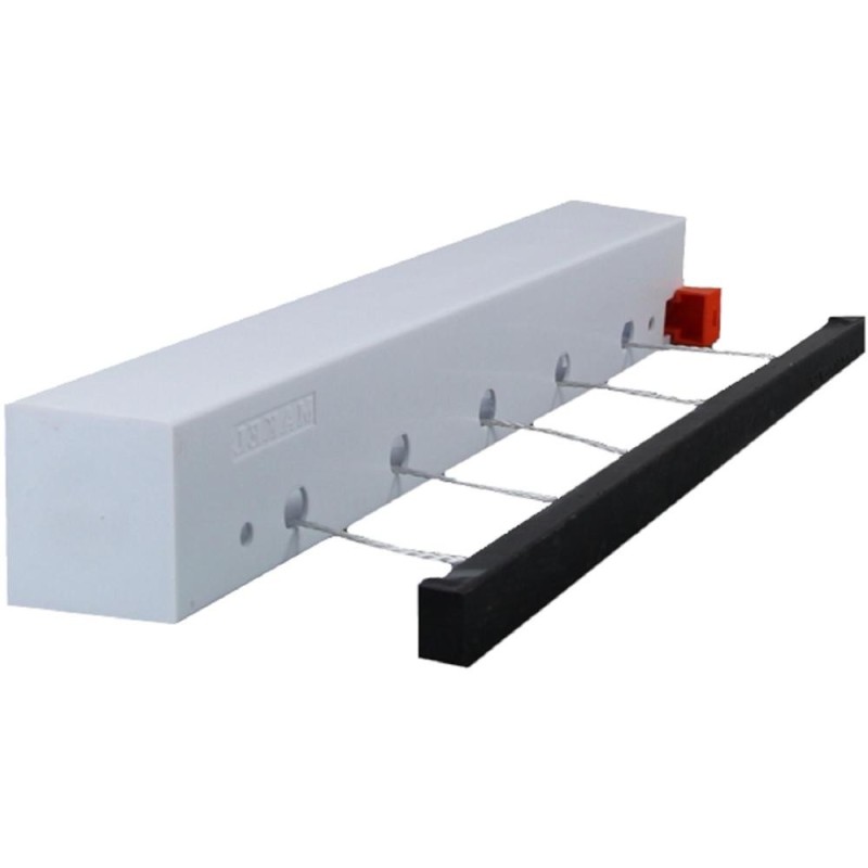 Uscator de Rufe, Latime Totala 46 cm, cu Sfoara, Alb / Negru