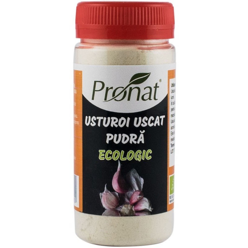 Usturoi Bio Uscat Pudra, 60 g