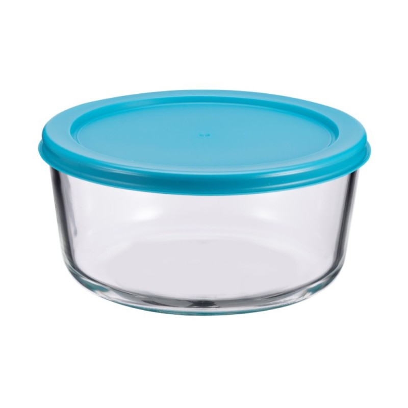 Vas din Sticla Borosilicata cu Capac din Plastic, 0.47 l, Grunberg, Diverse Culori