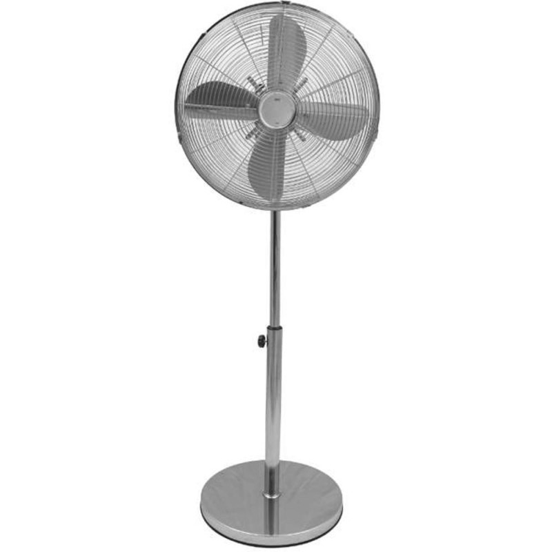 Ventilator cu Picior, 45 cm, 50W, Inaltime 1.5 m, Gri, Well Cool