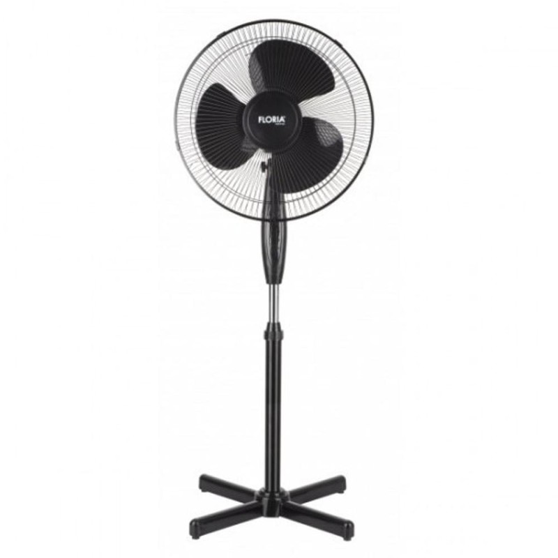 Ventilator cu Picior 45 W, Inaltime Reglabila 98 - 125 cm, Diametru 40 cm, 3 Trepte de Viteza