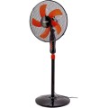 Ventilator cu Picior, Diametru Elice 40 cm, 50 W, 3 Trepte Viteza, Inaltime Reglabila pana la 125 cm, Portocaliu, Daewoo