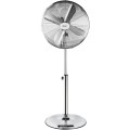 Ventilator cu Picior, din Inox, 50 W, Inaltime Reglabila 88 - 120 cm, Diametru 40 cm, Debit Aer 6000 mc/ora