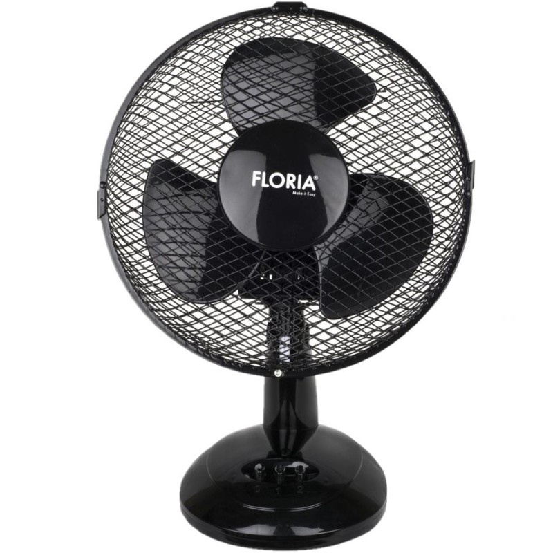Ventilator de Birou, Putere 25 W, Diametru 26 cm, 2 Trepte de Viteza, Floria