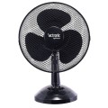 Ventilator pentru Birou Victronic, 22 cm, 2 Trepte de Viteza, 20 W, Negru