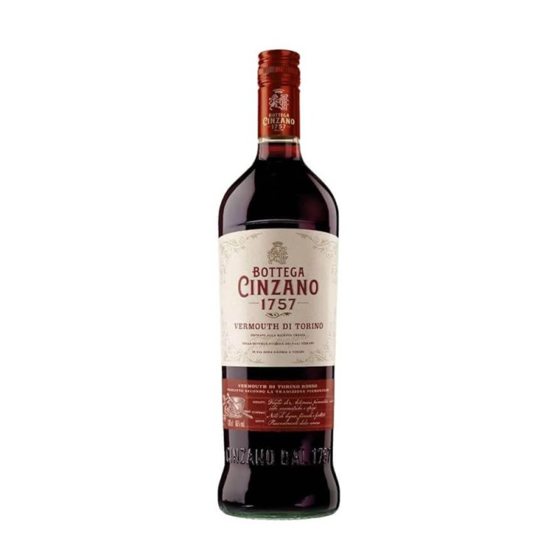 Vermut Bottega Cinzano 1757 Rosso, Alcool 16%, 1 l