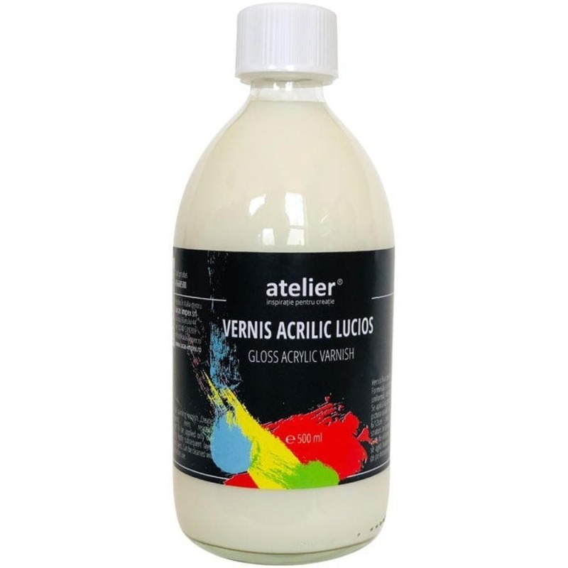 Vernis Acrilic Lucios Atelier, 500 ml