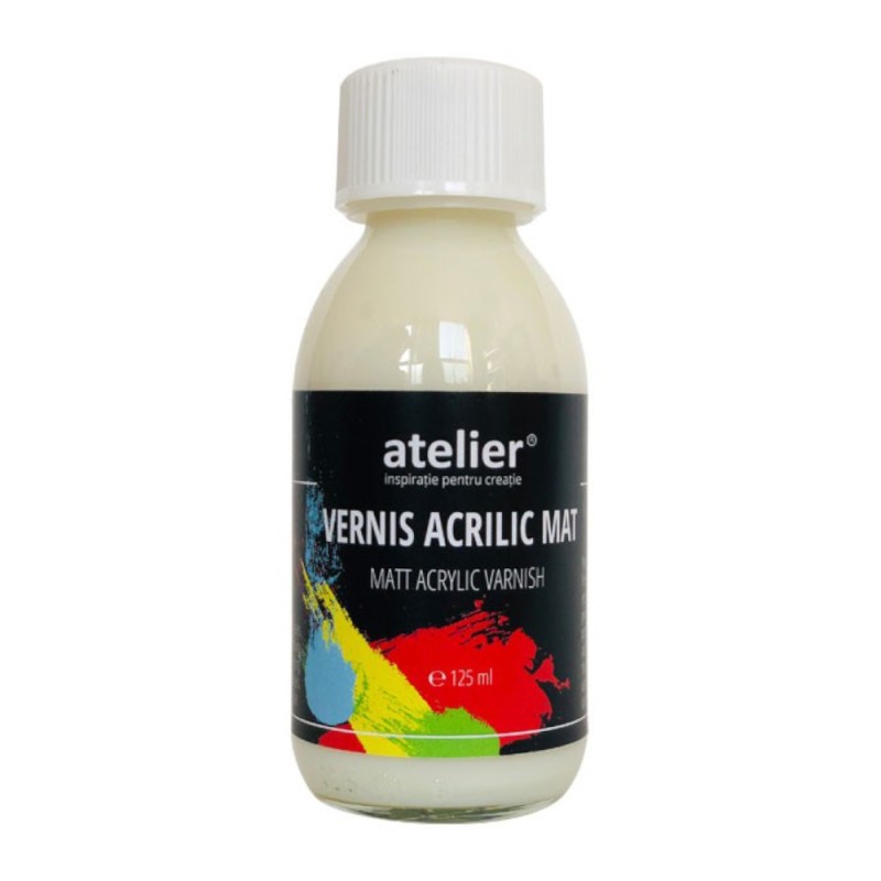 Vernis acrilic mat Atelier, 125 ml
