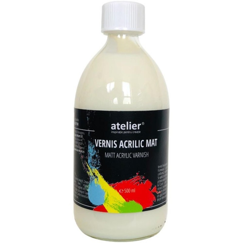 Vernis Acrilic Mat Atelier, 500 ml