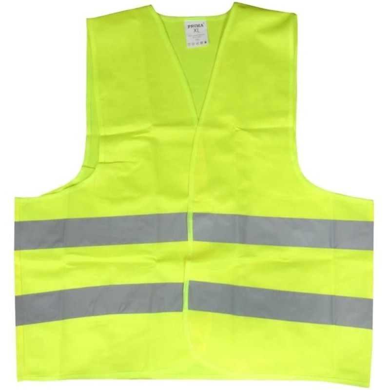 Vesta Semnalizare Reflectorizanta Prima, Galben Fluorescent, Marimea XL