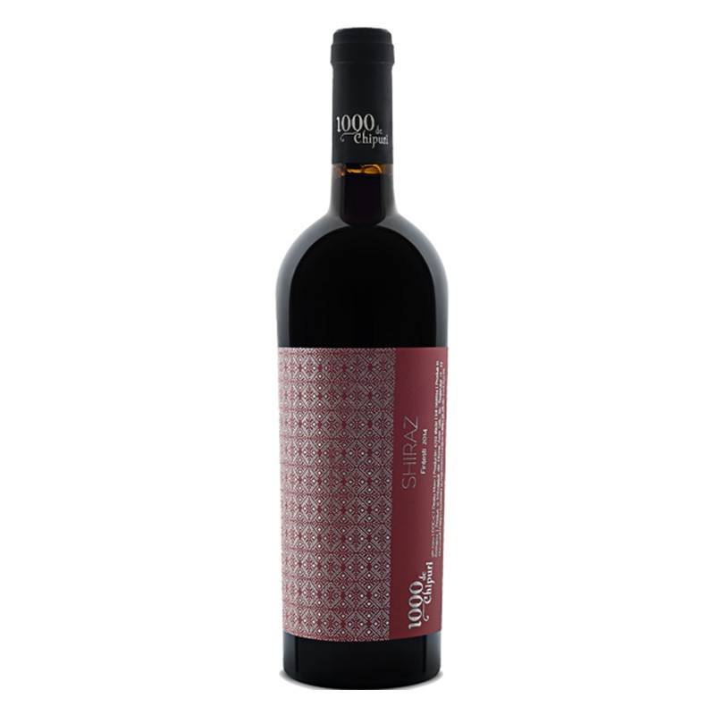 Vin 1000 de Chipuri Via Mirabilis, Shiraz Rosu Sec 0.75 l