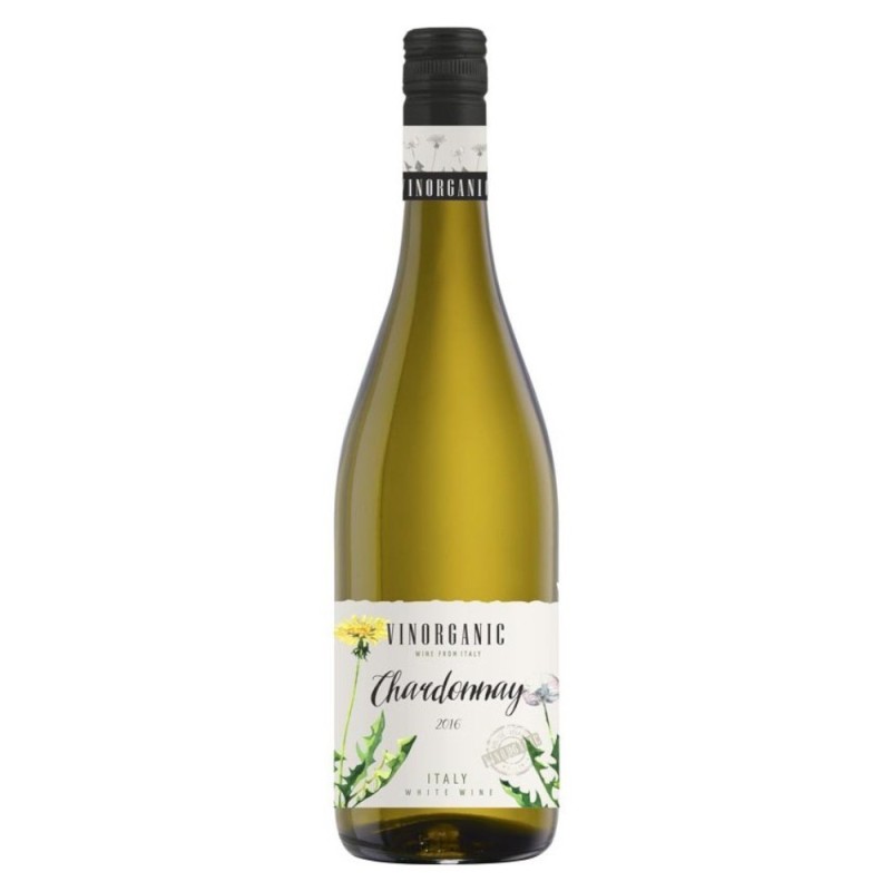 Vin Alb Bio Chardonnay 13% vol, 75 cl Vin Organic
