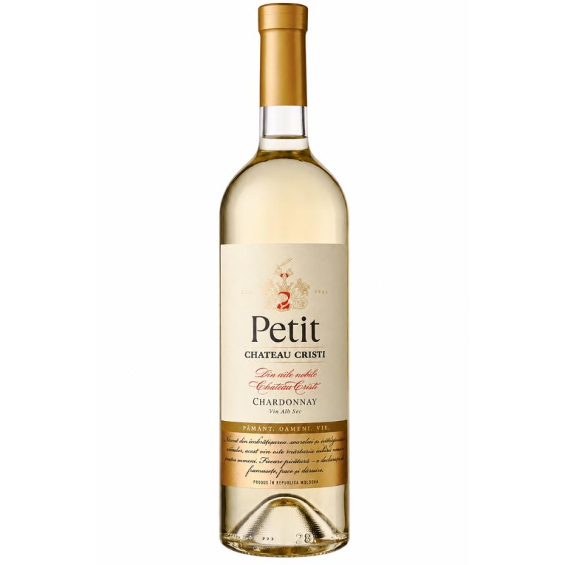 Vin Alb Chateau Cristy Petit Chardonnay, 0.75 l