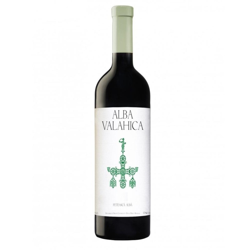 Vin Alb Davino Alba Valahica, Feteasca Alba, Sec, 0.75 l