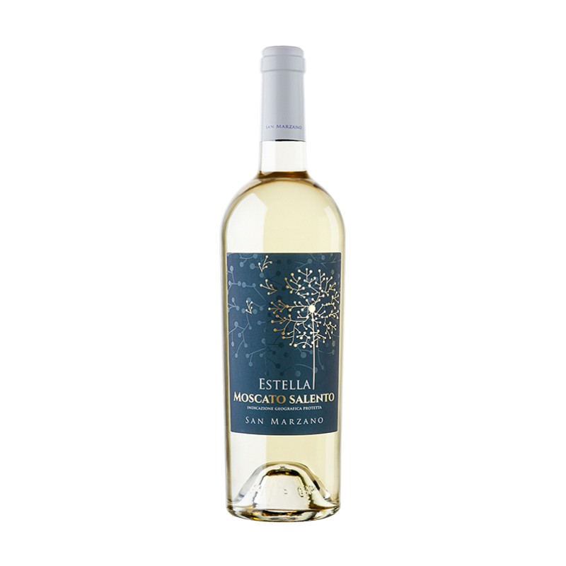 Vin Alb Estella Moscato Salento IGP San Marzano 12,5% Alcool 750 ml