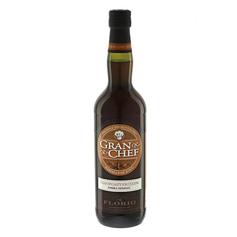 Vin Alb Marsala Gran Chef Florio, Demisec, 0.75 l