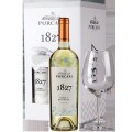 Vin Alb Purcari Pachet Viorica 2 Sticle + 2 Pahare, Sec 0.75 l