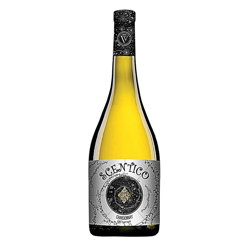 Vin Alb Sarica Niculitel Scentico Chardonnay Light Barrique, Sec, 0.75 l