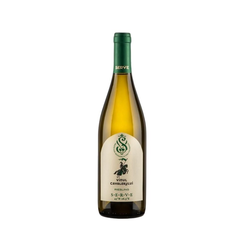 Vin Alb, Sec, Serve Vinul Cavalerului Riesling, 0.75 l
